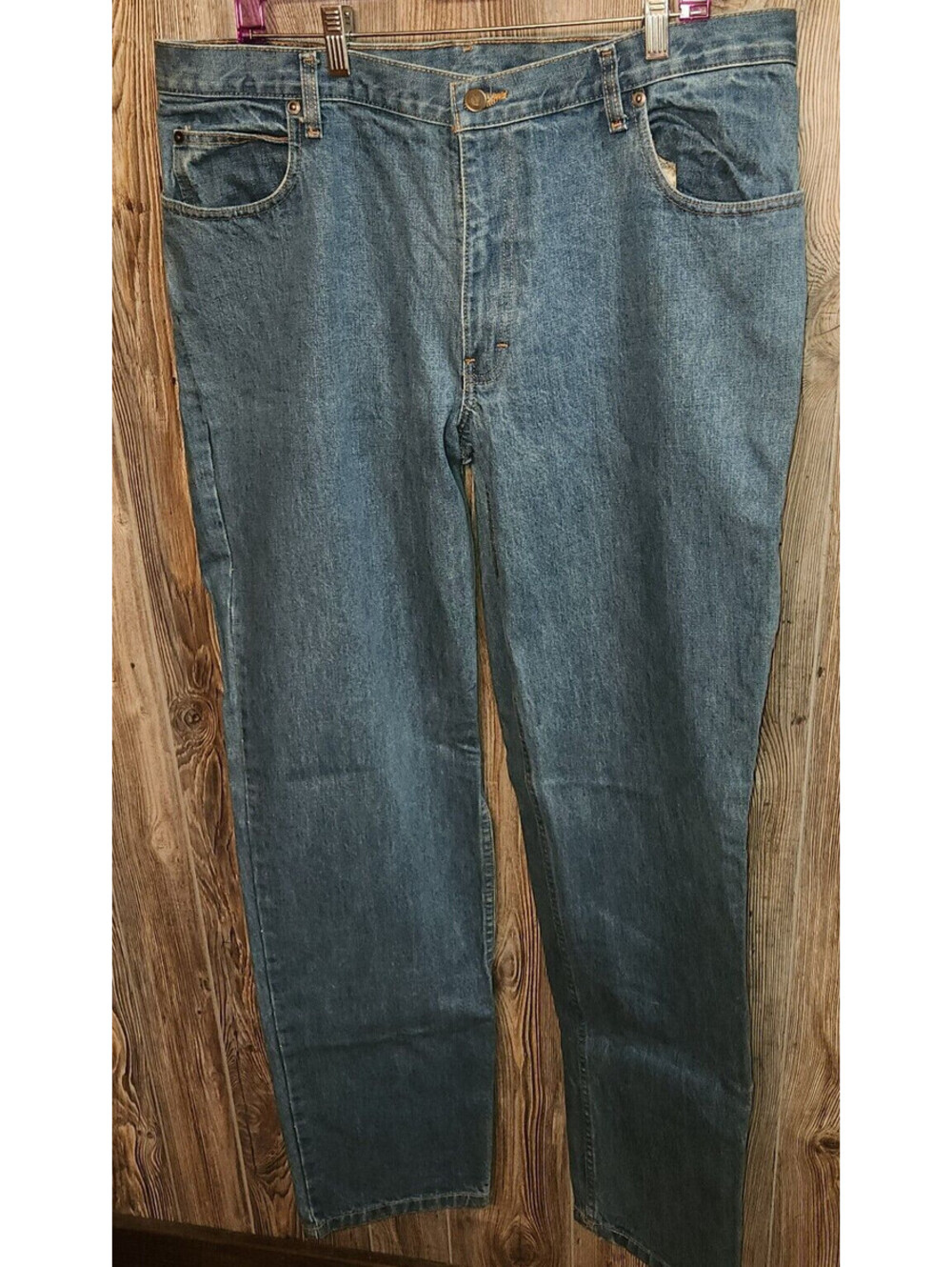 Georgia Jean Co. Denim Blue Jeans Size 38x36 Heavy Duty Workwear Ranch Oilfield